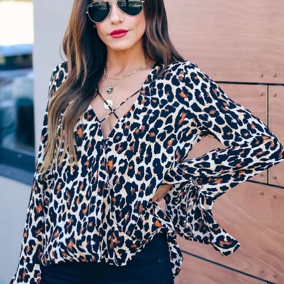 Vici Tops - Vici Yuma Desert Surplice Top